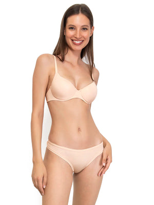 Reggiseno preformato con ferretto e coppe imbottite
