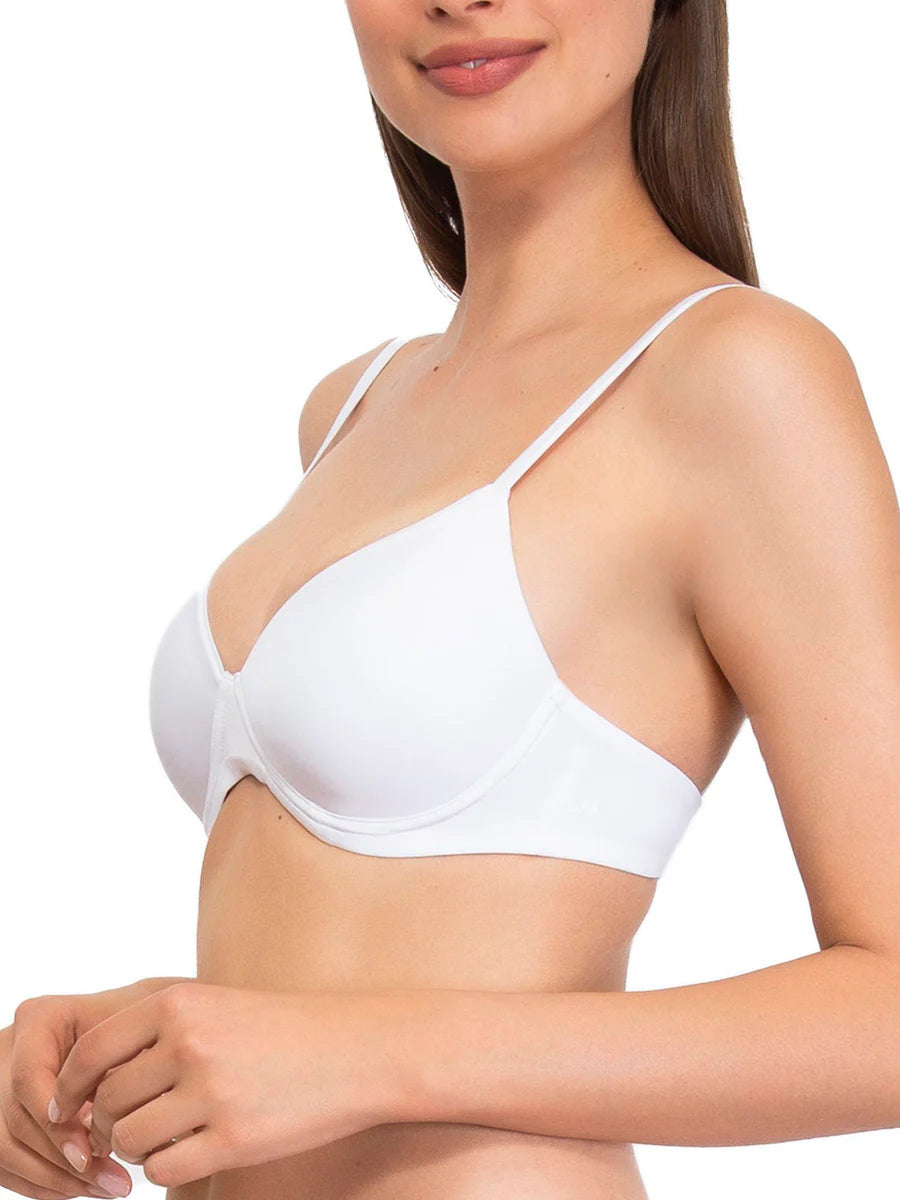Reggiseno preformato con coppe graduate senza ferretto