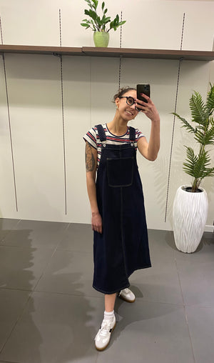 ABITO SALOPETTES IN DENIM