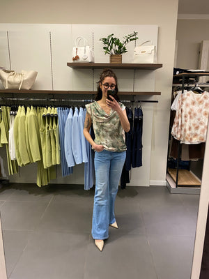 T-shirt SINGAPORE verde