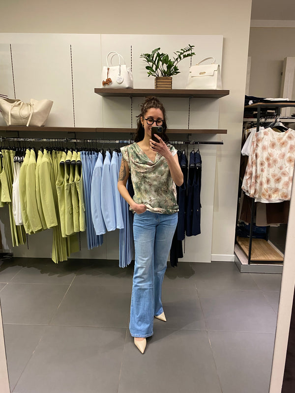 T-shirt SINGAPORE verde