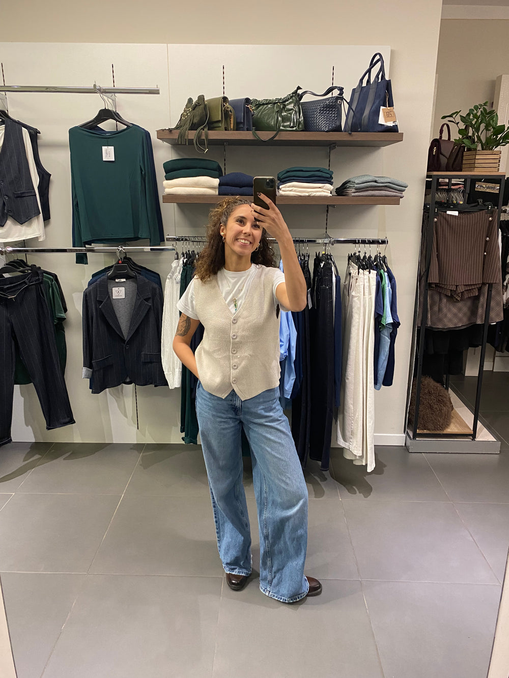 GILET IN VISCOSA