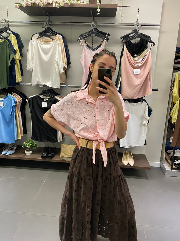 Camicia SANGALLO rosa