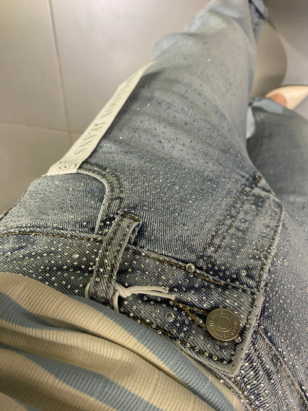 Jeans STRASS balloon