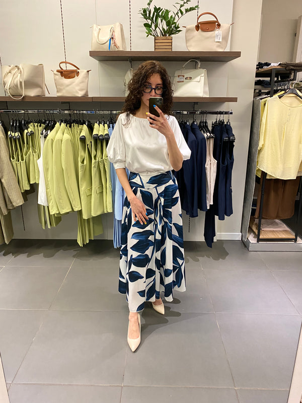 Casacca LUISA satin bianco
