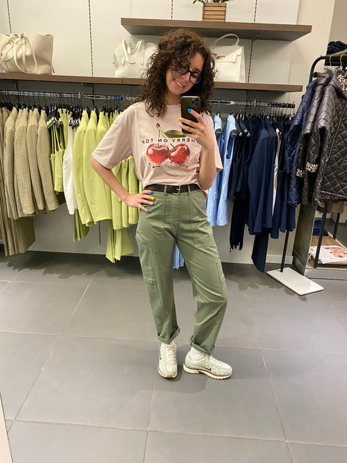 PANTALONE CARGO BIGHET verde