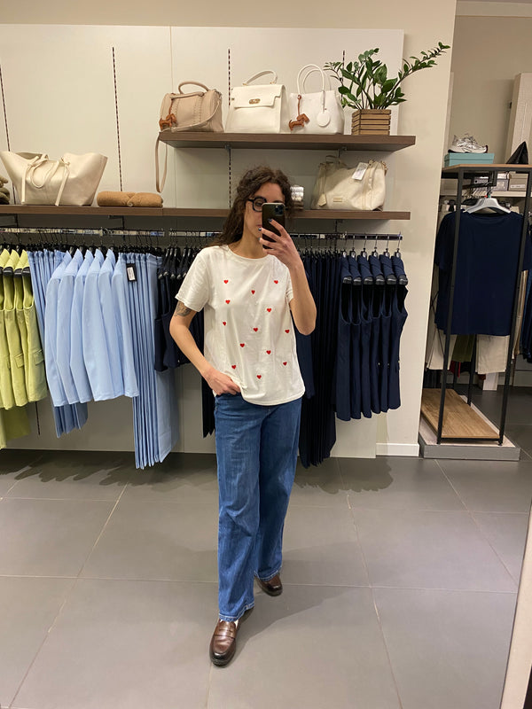 T-shirt RICAMI CUORi