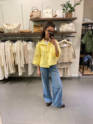 GIACCA cotone CALLA gialla