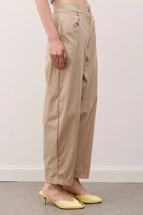 Pantalone BARREL beige