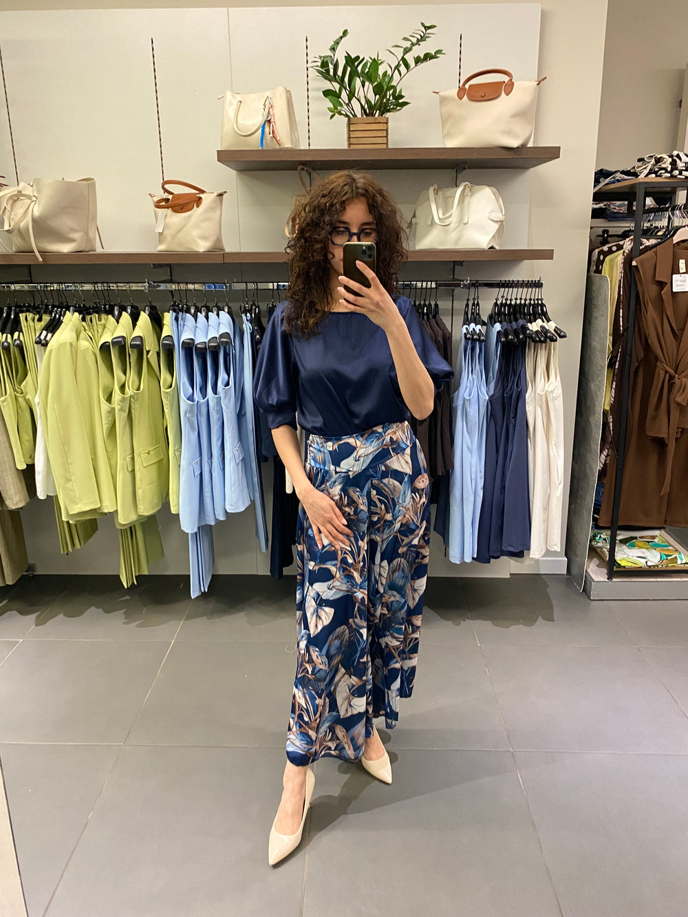Panta-gonna MATERA blue