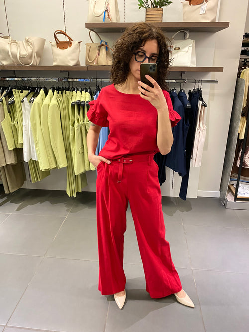 Pantalone SANTORINI rosso