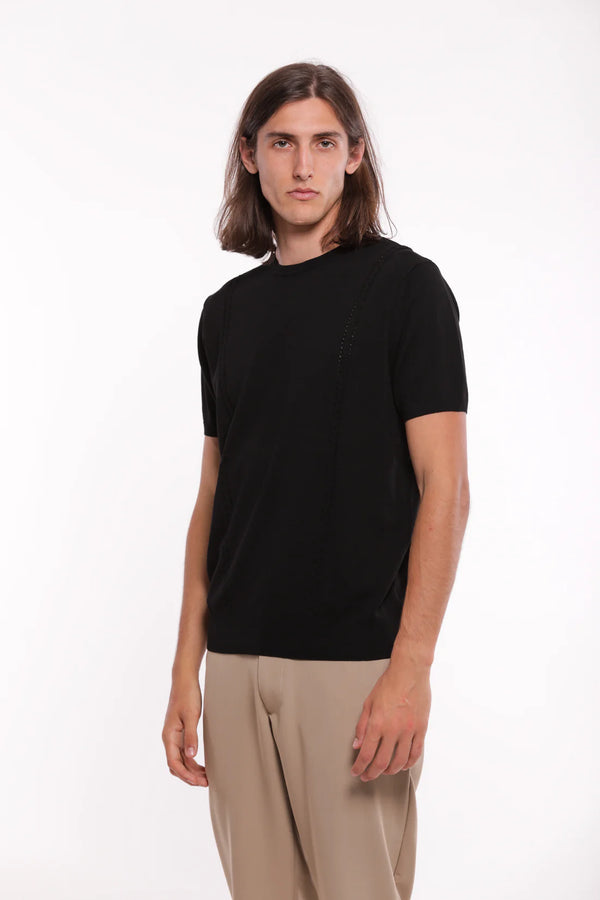 Girocollo in MAGLIA con INSERTO