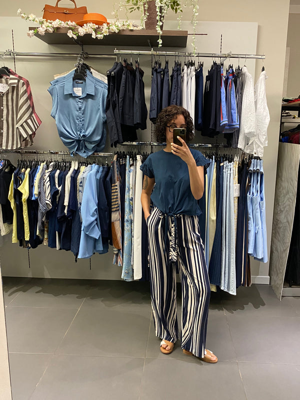 Pantalone THAI blu