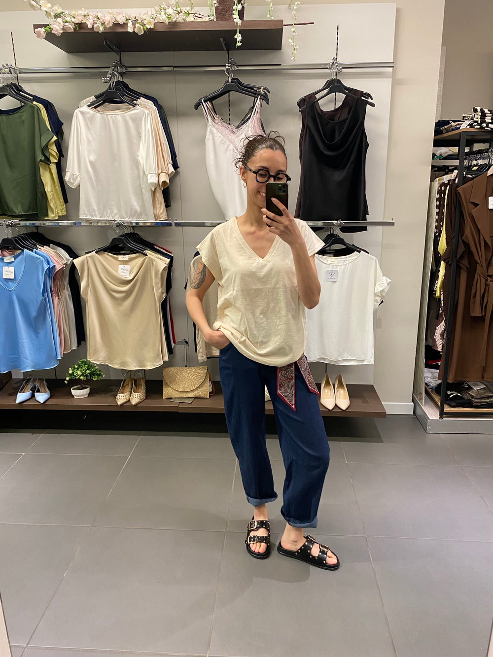 T-shirt MALIBÙ beige