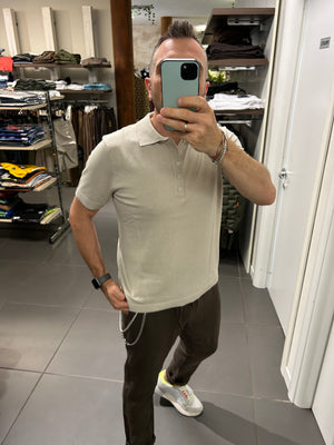 Polo in MAGLIA BASIC beige
