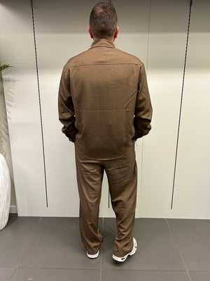 Coordinato camicia+pantalone moro