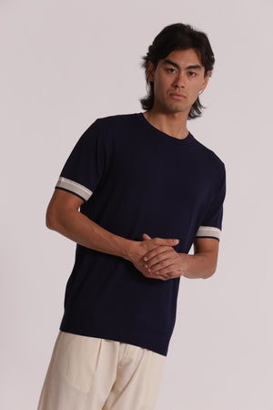 Maglia TAHITI viscosa blu