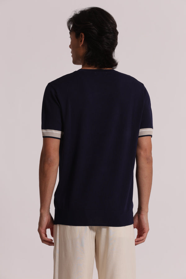 Maglia TAHITI viscosa blu