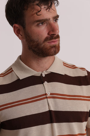 Polo BATUI viscosa caffe