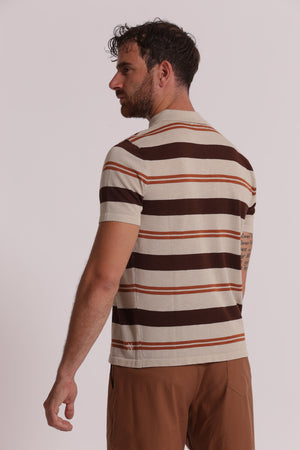 Polo BATUI viscosa caffe