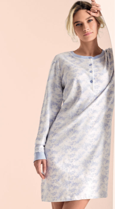 Camicia da notte fiori