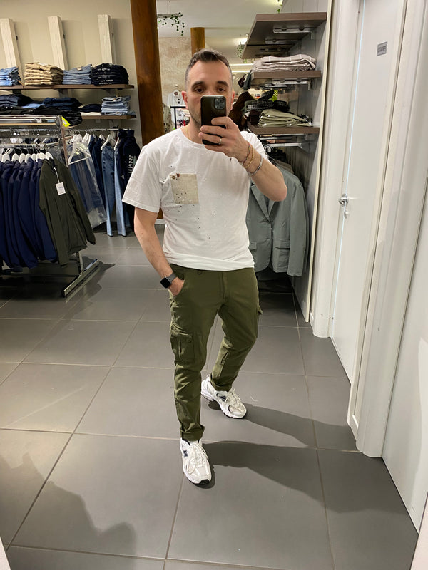 PANTALONE CARGO militare
