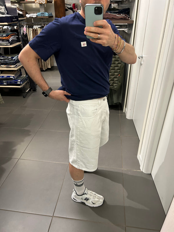 Bermuda NASSO denim bianco