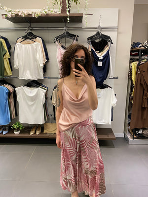 Canotta SATIN rosa