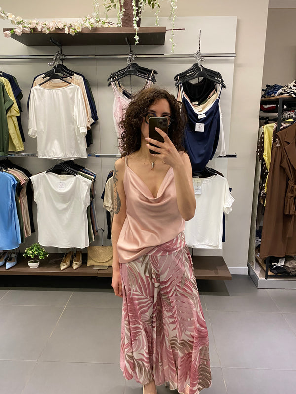 Canotta SATIN rosa