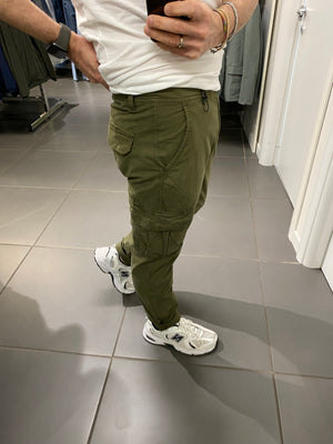 PANTALONE CARGO militare