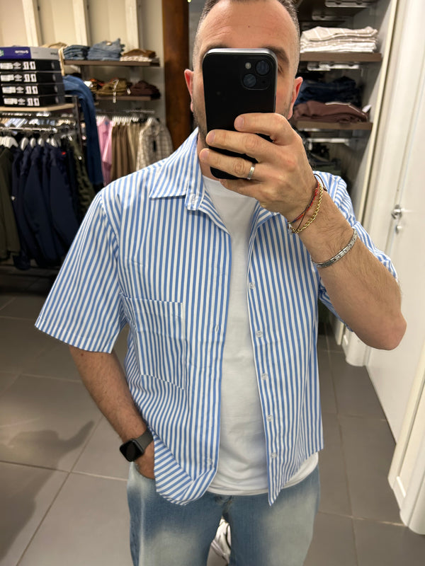 Camicia SANTORINI azzurra