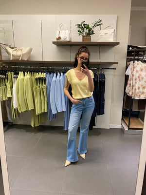 T-shirt SATIN giallo