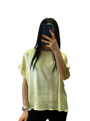 Casacca SATIN basic giallo