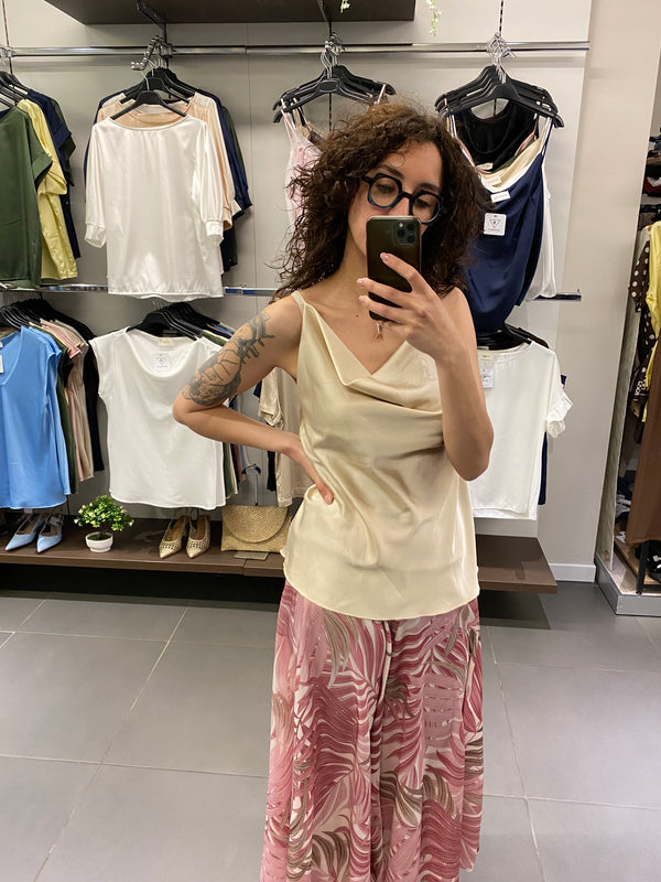 Canotta SATIN beige