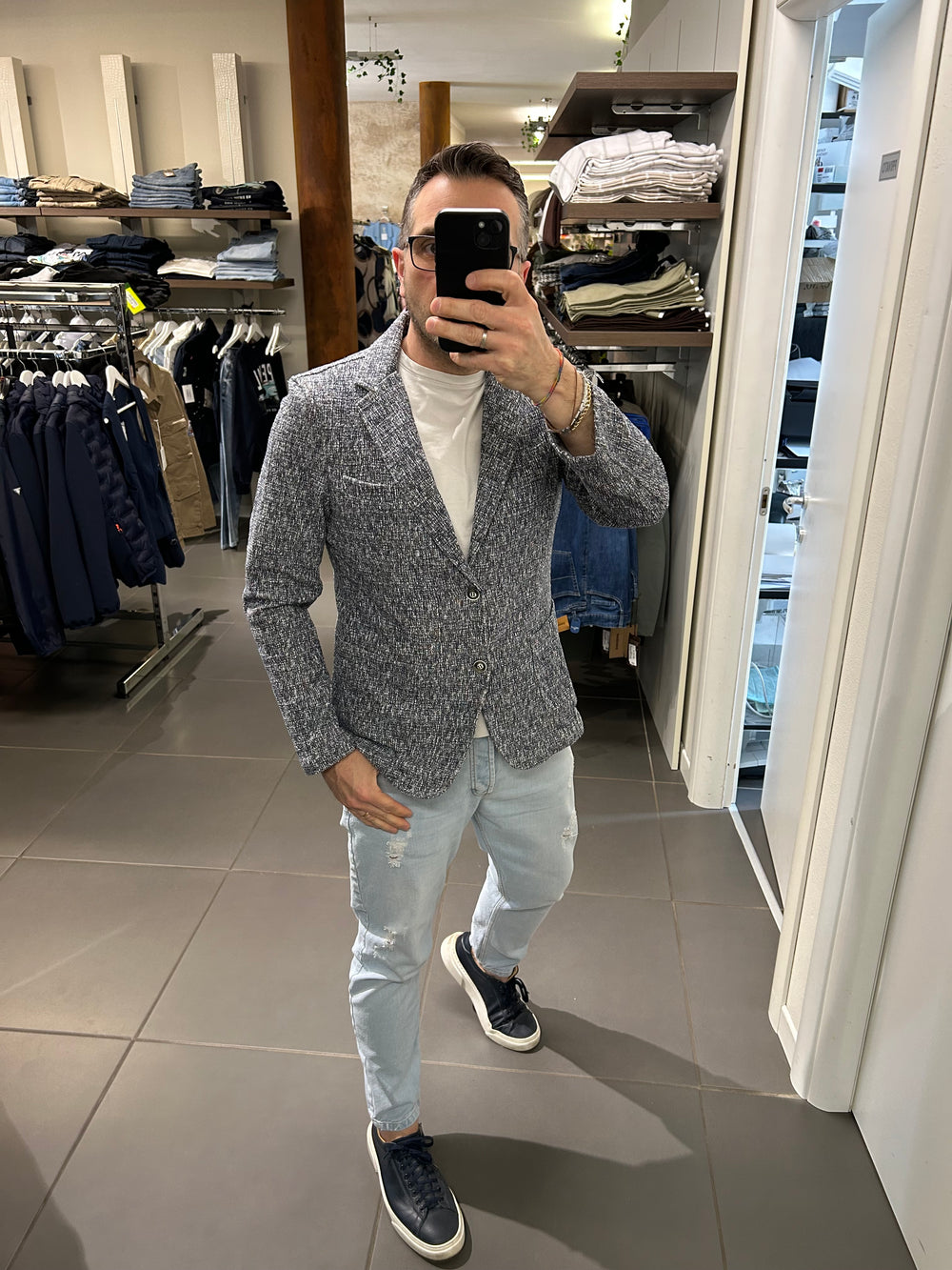 Giacca GRAFFIO blu