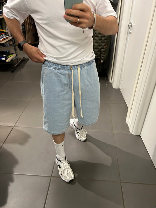 Bermuda LAUTARO denim chiaro