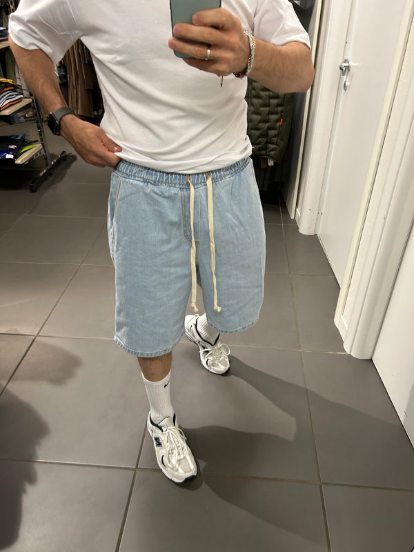 Bermuda LAUTARO denim chiaro