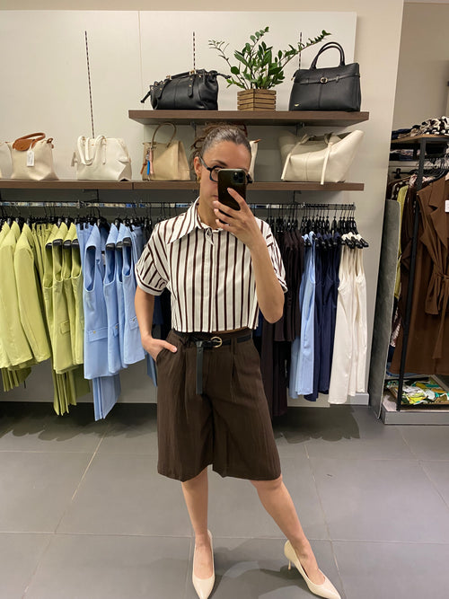 Camicia CROP Moro