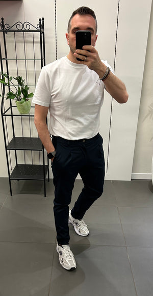 Pantalone Gabardina 7x8 blu