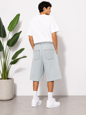 Bermuda LAUTARO denim strappato