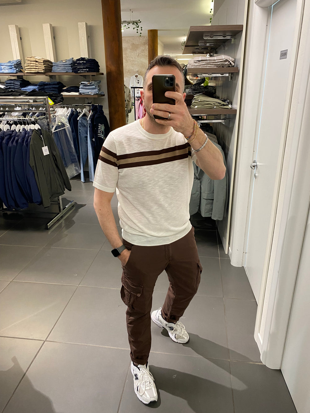 Maglia MANILA viscosa tabacco