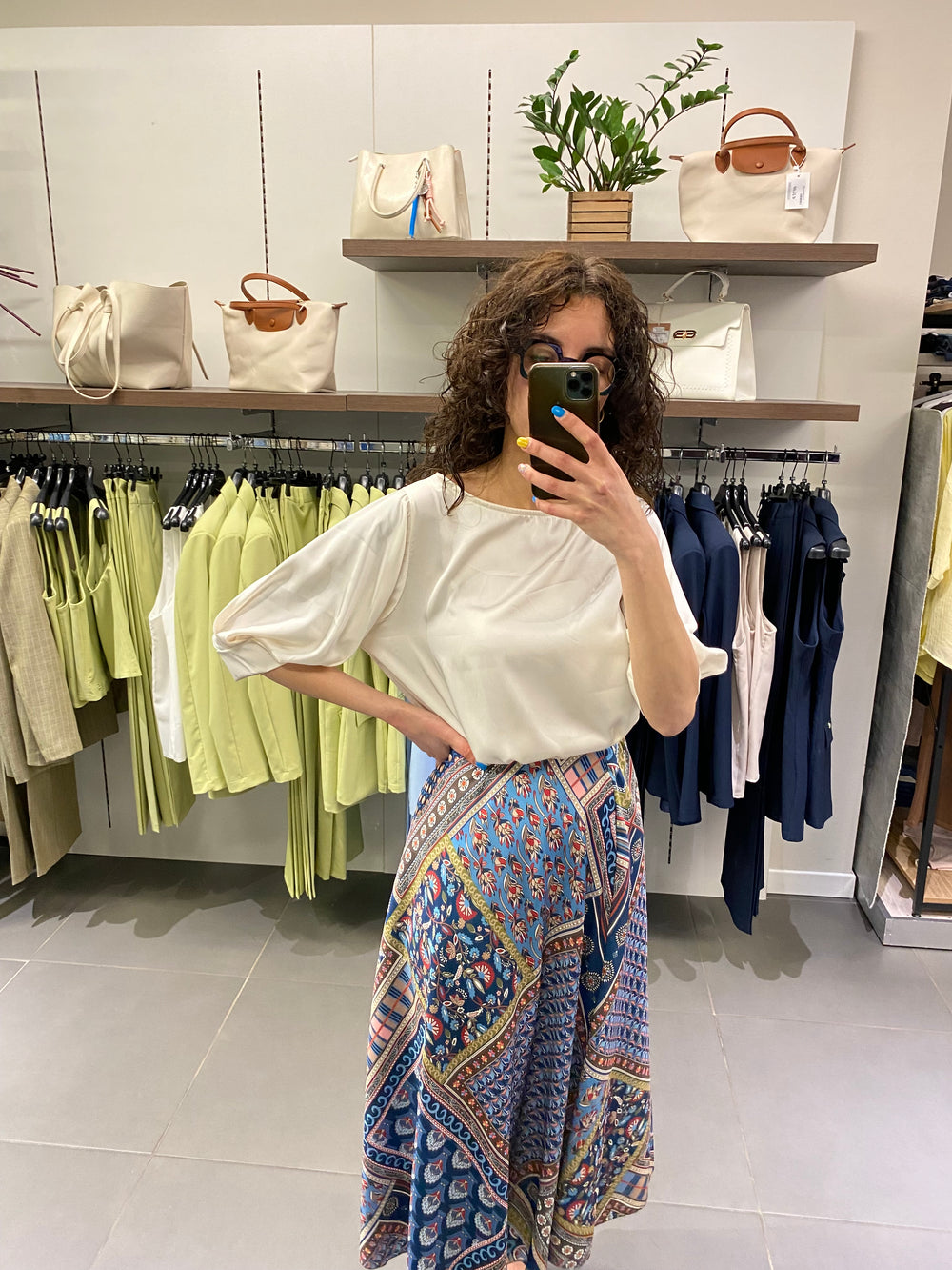 Casacca LUISA satin avorio
