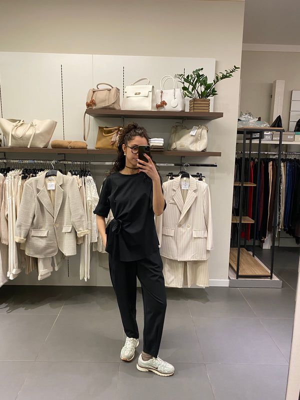 Coordinato IN PUNTO MILANO nero