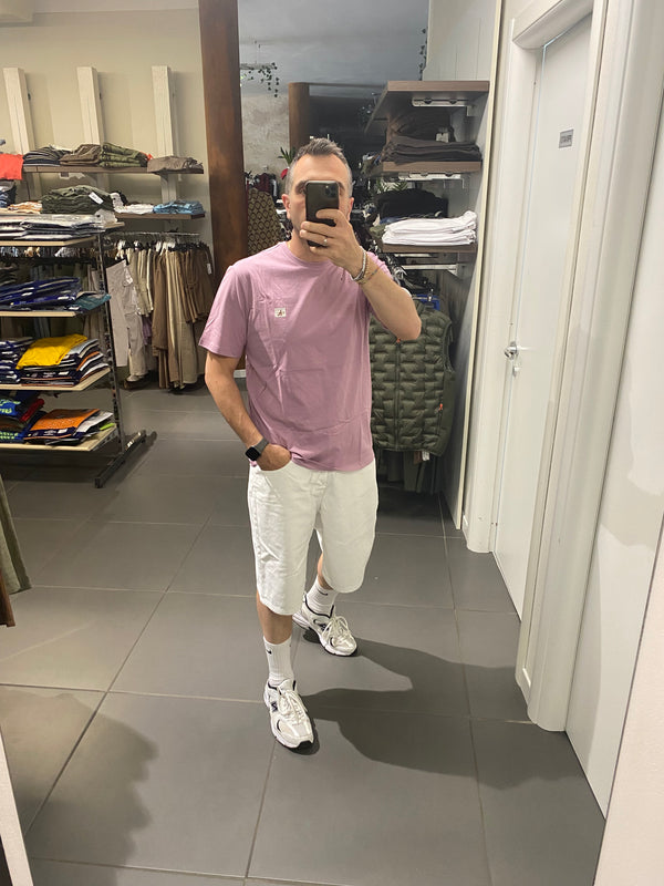 T-Shirt CK in cotone rosa