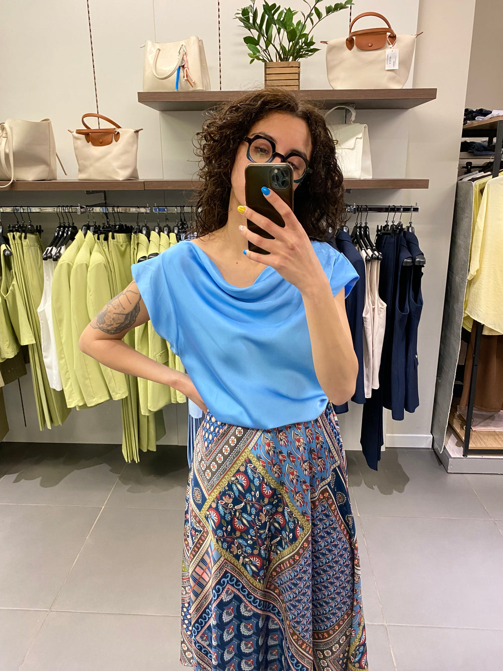 Casacca AUDREY azzurro