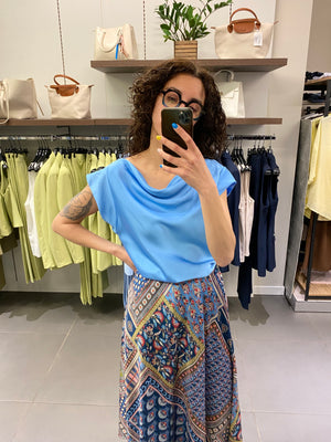 Casacca AUDREY azzurro