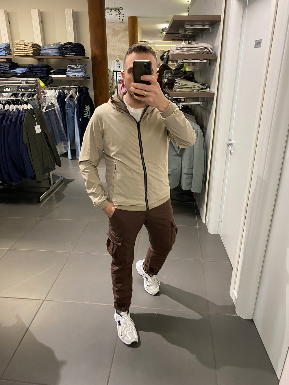 GIUBBINO PARAVENTO beige