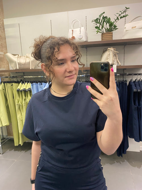 T-shirt over PUNTO MILANO Blu