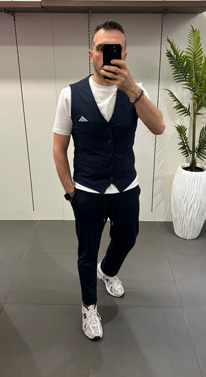 Gilet PUNTO MILANO blu
