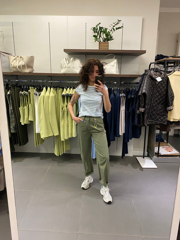 Pantalone Balloon Bighet verde